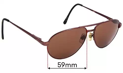 Sunglass Fix Replacement Lenses for Serengeti Drivers 5498C - 59mm Wide Sunglass Fix Replacement Lenses for Serengeti Drivers 5498C - 59mm Wide