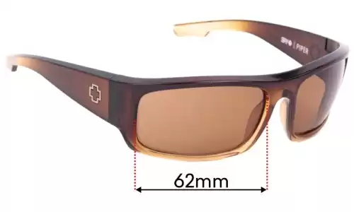 Sunglass Fix Replacement Lenses for Spy Optic Piper - 62mm Wide Sunglass Fix Replacement Lenses for Spy Optic Piper - 62mm Wide