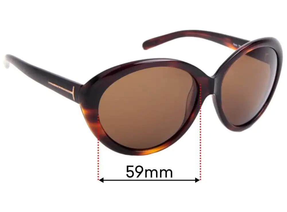 Sunglass Fix Replacement Lenses for Tom Ford Rania TF169 - 59mm Wide Sunglass Fix Replacement Lenses for Tom Ford Rania TF169 - 59mm Wide