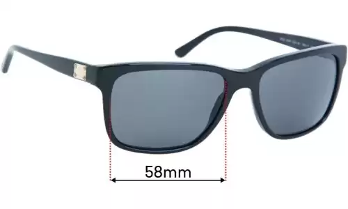 Sunglass Fix Replacement Lenses for Versace MOD 4249 - 58mm Wide Sunglass Fix Replacement Lenses for Versace MOD 4249 - 58mm Wide