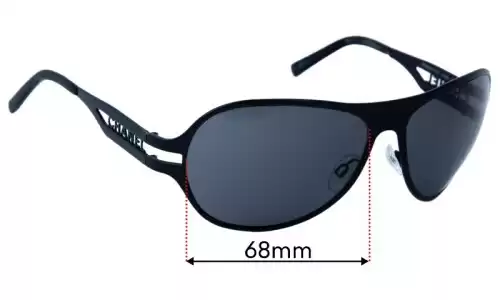 Sunglass Fix Replacement Lenses for Chanel 31239 - 64mm Wide Chanel 31239 Replacement Lenses 64mm wide