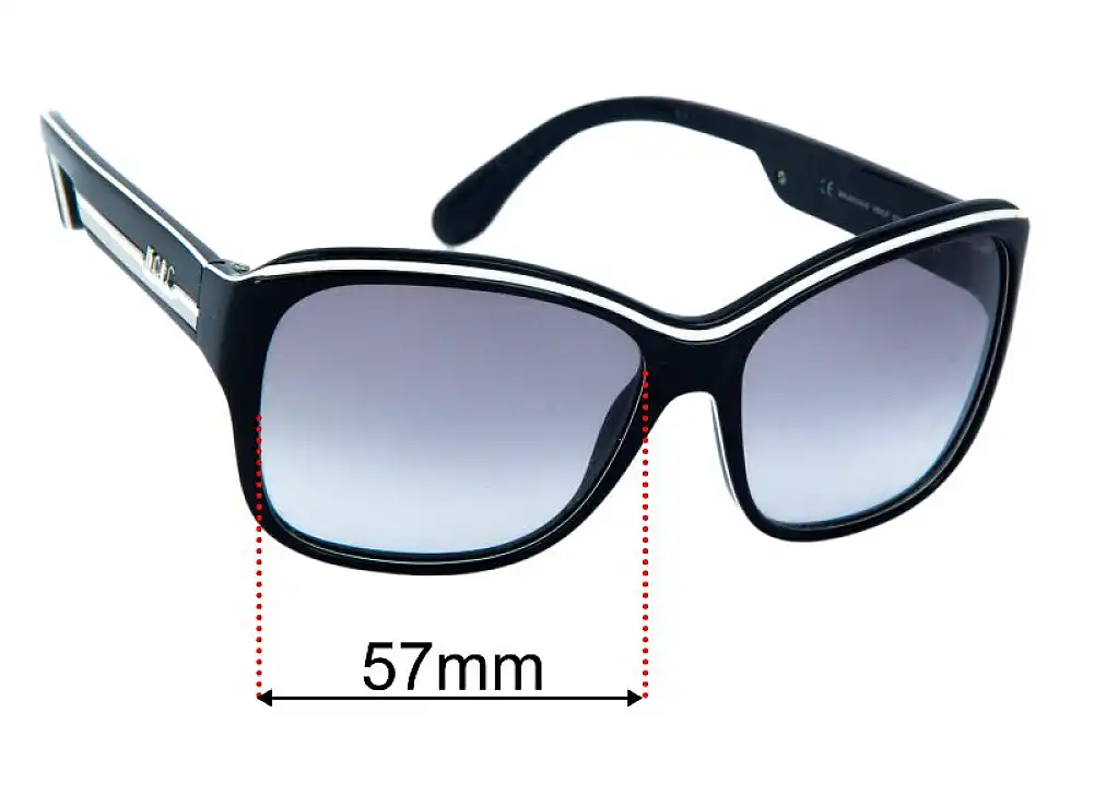 Sunglass Fix Replacement Lenses for Marc by Marc Jacobs MMJ 070/N/S - 57mm Wide Sunglass Fix Replacement Lenses for Marc by Marc Jacobs MMJ 070/N/S - 57mm Wide