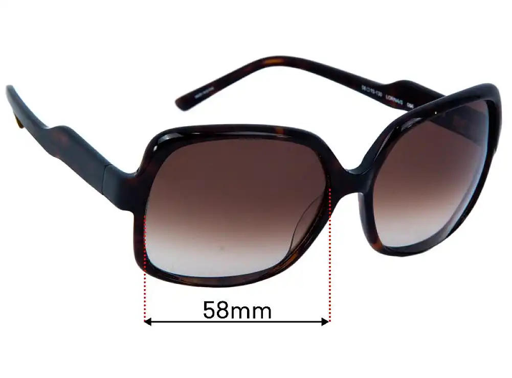 Sunglass Fix Replacement Lenses for Kate Spade Lorna/S - 58mm Wide Sunglass Fix Replacement Lenses for Kate Spade Lorna/S - 58mm Wide