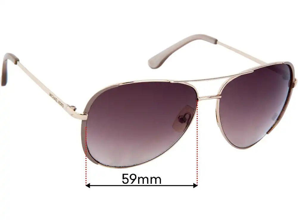 Sunglass Fix Replacement Lenses for Michael Kors Sicily M2045S - 59mm Wide Sunglass Fix Replacement Lenses for Michael Kors Sicily M2045S - 59mm Wide