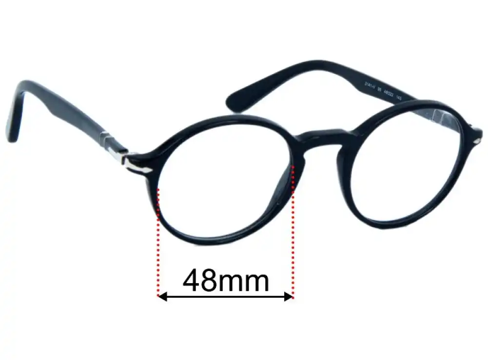 Sunglass Fix Replacement Lenses for Persol 3141-V - 48mm Wide Sunglass Fix Replacement Lenses for Persol 3141-V - 48mm Wide