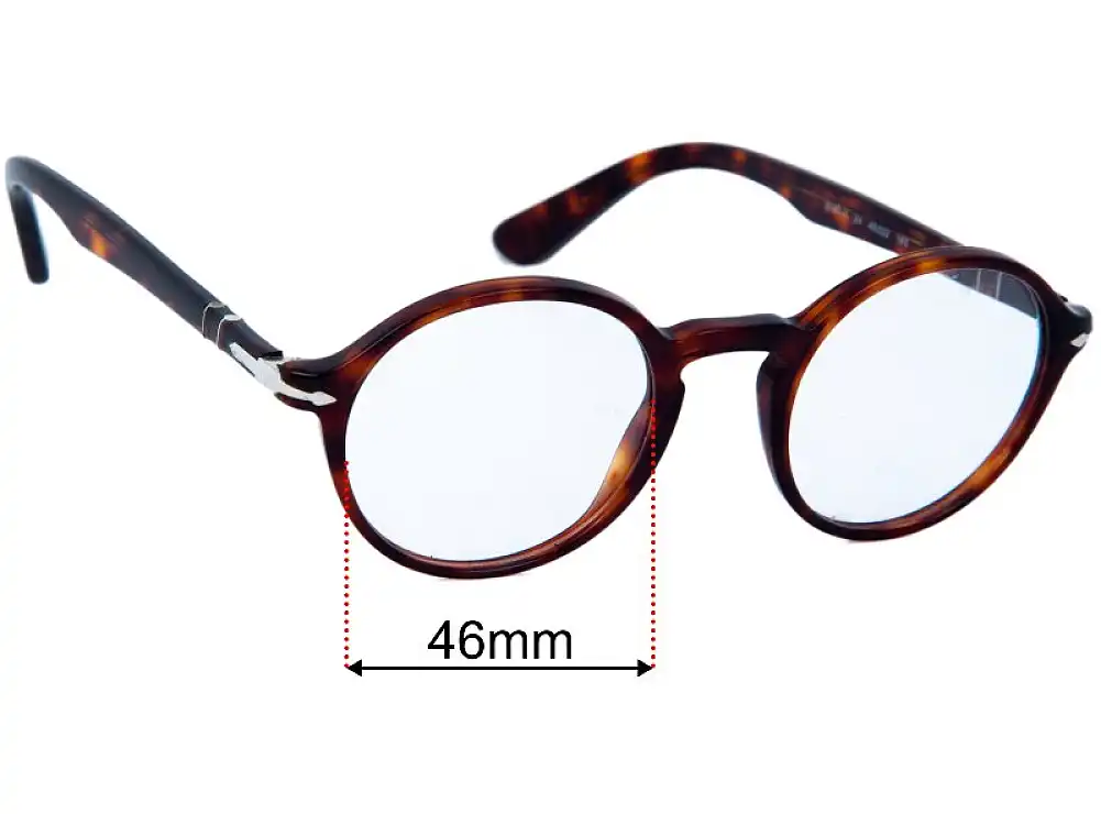 Sunglass Fix Replacement Lenses for Persol 3141-V - 46mm Wide Sunglass Fix Replacement Lenses for Persol 3141-V - 46mm Wide