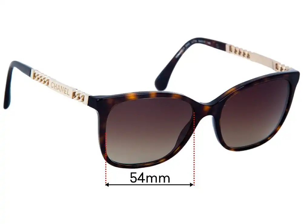 Sunglass Fix Replacement Lenses for Chanel 3343 - 54mm Wide Sunglass Fix Replacement Lenses for Chanel 3343 - 54mm Wide