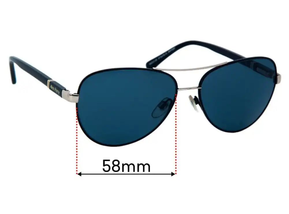 Sunglass Fix Replacement Lenses for Alex Perry AP Sun Rx 31 - 58mm Wide Sunglass Fix Replacement Lenses for Alex Perry AP Sun Rx 31 - 58mm Wide