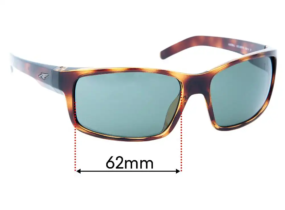 Sunglass Fix Replacement Lenses for Arnette Fastball AN4202 - 62mm Wide Sunglass Fix Replacement Lenses for Arnette Fastball AN4202 - 62mm Wide