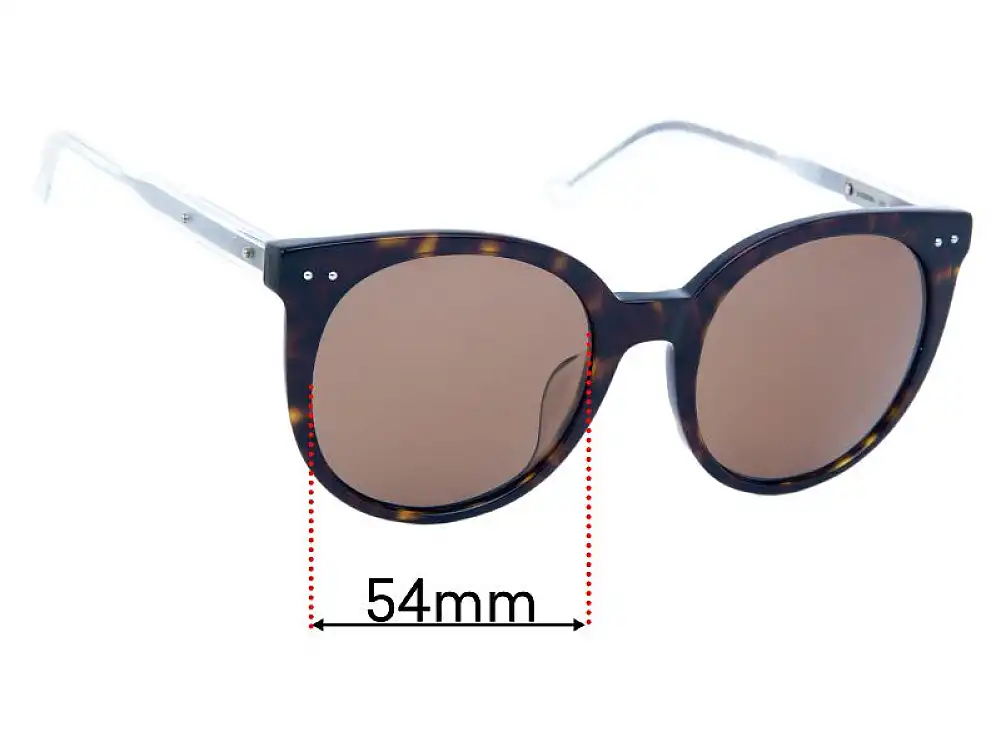 Sunglass Fix Replacement Lenses for Bottega Veneta BV 61/SK - 54mm Wide Sunglass Fix Replacement Lenses for Bottega Veneta BV 61/SK - 54mm Wide