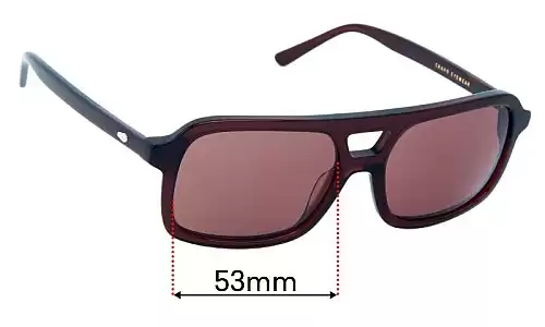 Sunglass Fix Replacement Lenses for Crap Eyewear The Spaced Ranger - 53mm Wide Crap Eyewear The Spaced Ranger Replacement Lenses 53mm wide