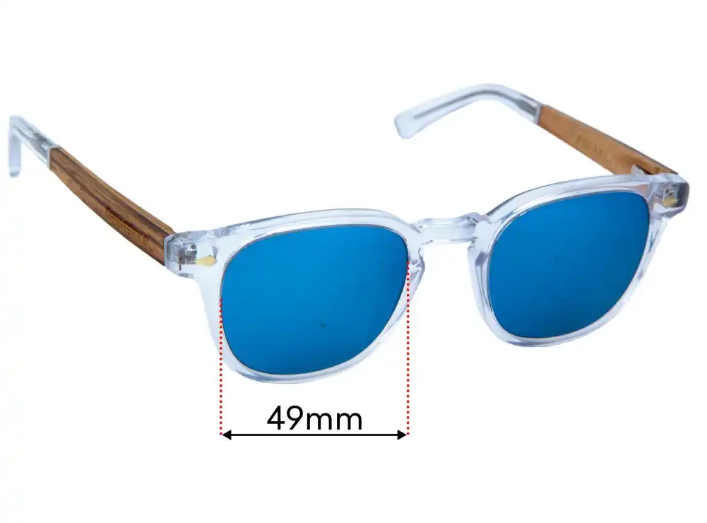 Sunglass Fix Replacement Lenses for Dewerstone Island - 49mm Wide Sunglass Fix Replacement Lenses for Dewerstone Island - 49mm Wide