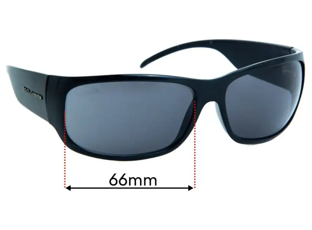 Sunglass Fix Replacement Lenses for Dolce & Gabbana DG6005 - 66mm Wide Sunglass Fix Replacement Lenses for Dolce & Gabbana DG6005 - 66mm Wide