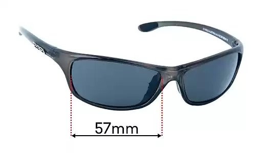 Sunglass Fix Replacement Lenses for Eyres Australia Safety 419 - 59mm Wide Eyres Australia Safety 419 Replacement Lenses 59mm wide