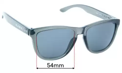 Sunglass Fix Replacement Lenses for Hawkers Dark ONE - 54mm Wide Hawkers Dark ONE Replacement Lenses 54mm wide