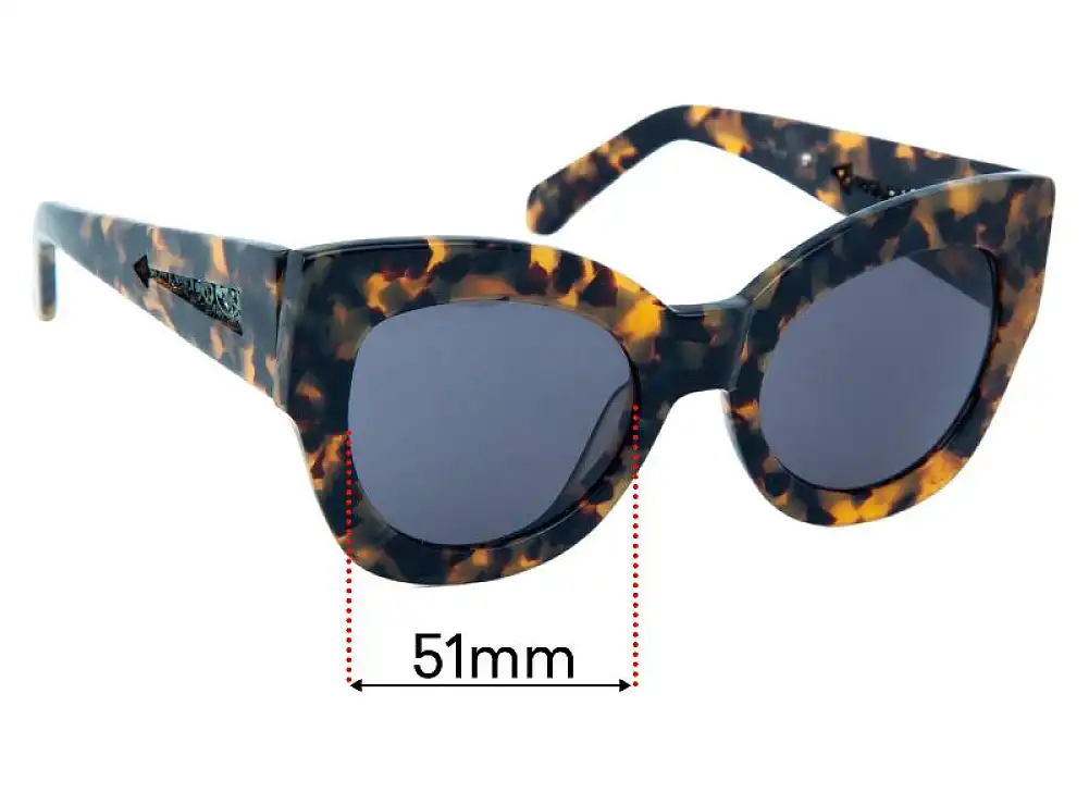 Sunglass Fix Replacement Lenses for Karen Walker Northern Lights - 51mm Wide Sunglass Fix Replacement Lenses for Karen Walker Northern Lights - 51mm Wide