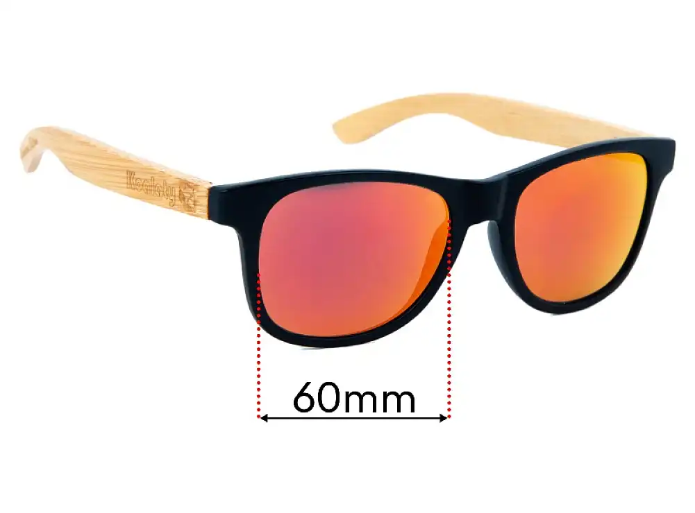 Sunglass Fix Replacement Lenses for Koalaty Rainforest Edition - 54mm Wide Sunglass Fix Replacement Lenses for Koalaty Rainforest Edition - 54mm Wide