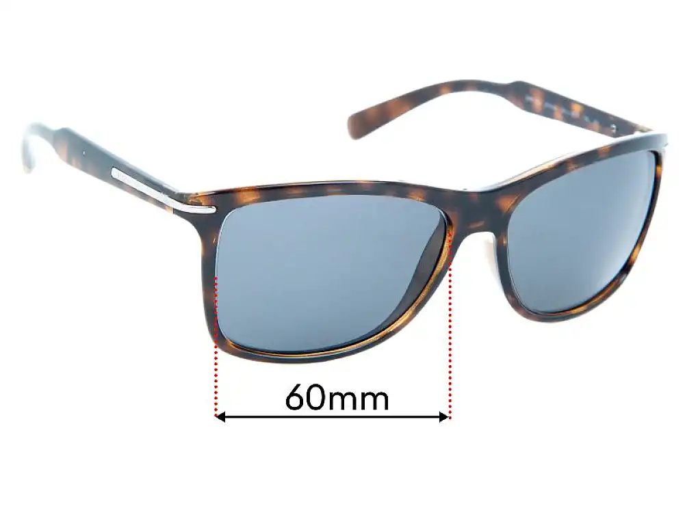 Sunglass Fix Replacement Lenses for Prada SPR10O & PR10OS - 60mm Wide Sunglass Fix Replacement Lenses for Prada SPR10O & PR10OS - 60mm Wide