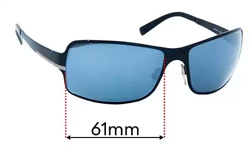 Sunglass Fix Replacement Lenses for Prada SPR60F - 61mm Wide Prada SPR60F Replacement Lenses 61mm wide
