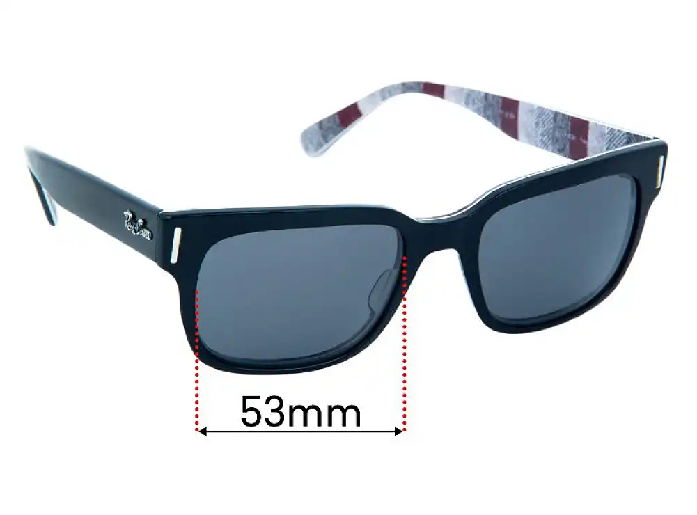 Sunglass Fix Replacement Lenses for Ray-Ban RB2190 Jeffrey - 53mm Wide Sunglass Fix Replacement Lenses for Ray-Ban RB2190 Jeffrey - 53mm Wide