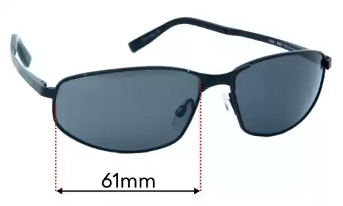 Sunglass Fix Replacement Lenses for Serengeti Vitale - 61mm Wide Serengeti Vitale Replacement Lenses 61mm wide