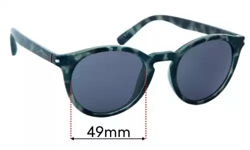 Sunglass Fix Replacement Lenses for Solar Janis - 49mm Wide Solar Janis Replacement Lenses 49mm wide