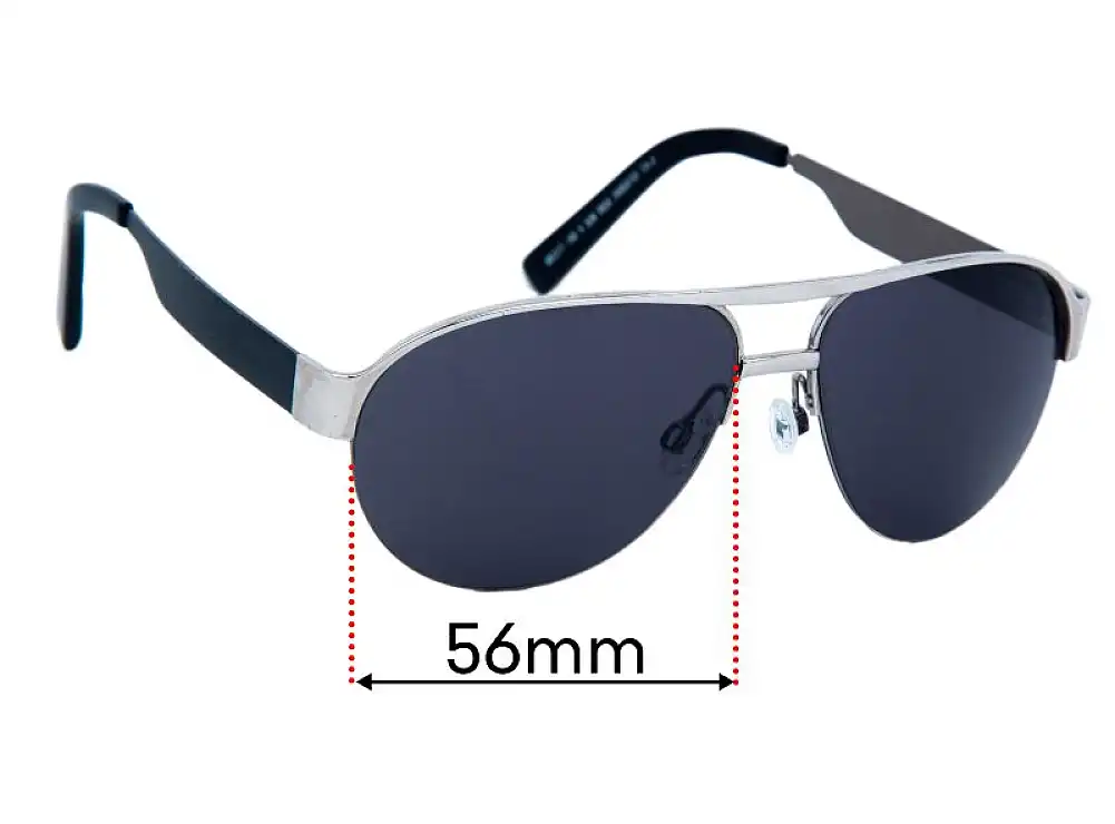 Sunglass Fix Replacement Lenses for Specsavers Sun Rx 59 - 56mm Wide Sunglass Fix Replacement Lenses for Specsavers Sun Rx 59 - 56mm Wide