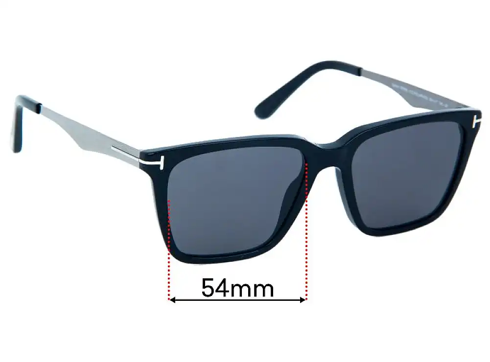 Sunglass Fix Replacement Lenses for Tom Ford Garrett TF862 - 54mm Wide Sunglass Fix Replacement Lenses for Tom Ford Garrett TF862 - 54mm Wide