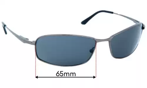 Sunglass Fix Replacement Lenses for Tropic Winds TW008M - 65mm Wide Tropic Winds TW008M Replacement Lenses 65mm wide
