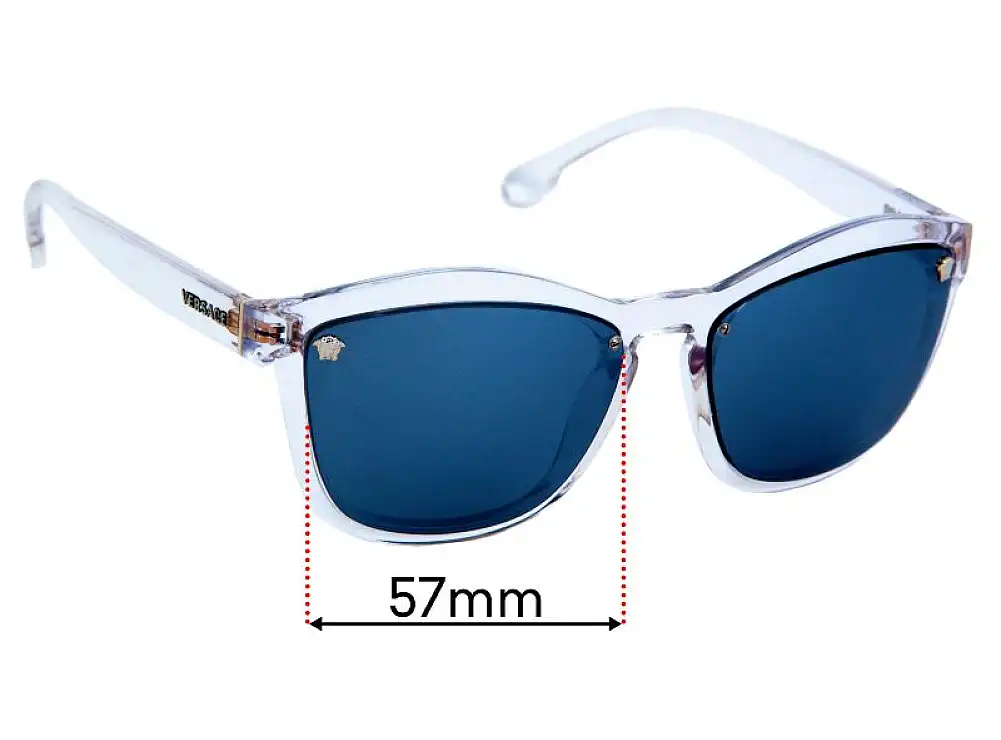 Sunglass Fix Replacement Lenses for Versace MOD 4350 - 57mm Wide Sunglass Fix Replacement Lenses for Versace MOD 4350 - 57mm Wide