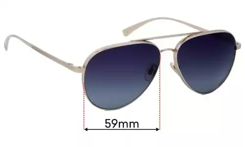 Sunglass Fix Replacement Lenses for Versace MOD 2217 - 59mm Wide Versace MOD 2217 Replacement Lenses 59mm wide