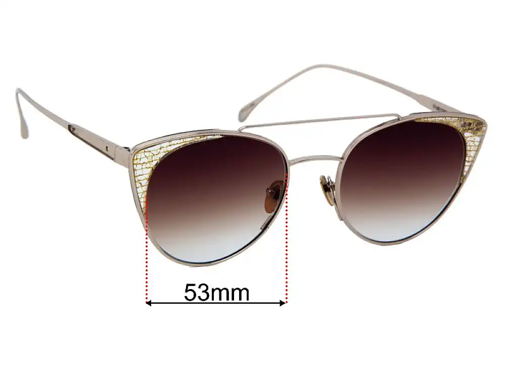 Sunglass Fix Replacement Lenses for AM Eyewear Kimba - 53mm Wide Sunglass Fix Replacement Lenses for AM Eyewear Kimba - 53mm Wide