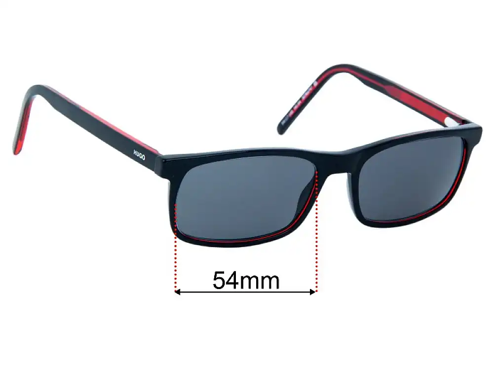 Sunglass Fix Replacement Lenses for Hugo Boss HG 04 - 54mm Wide Sunglass Fix Replacement Lenses for Hugo Boss HG 04 - 54mm Wide