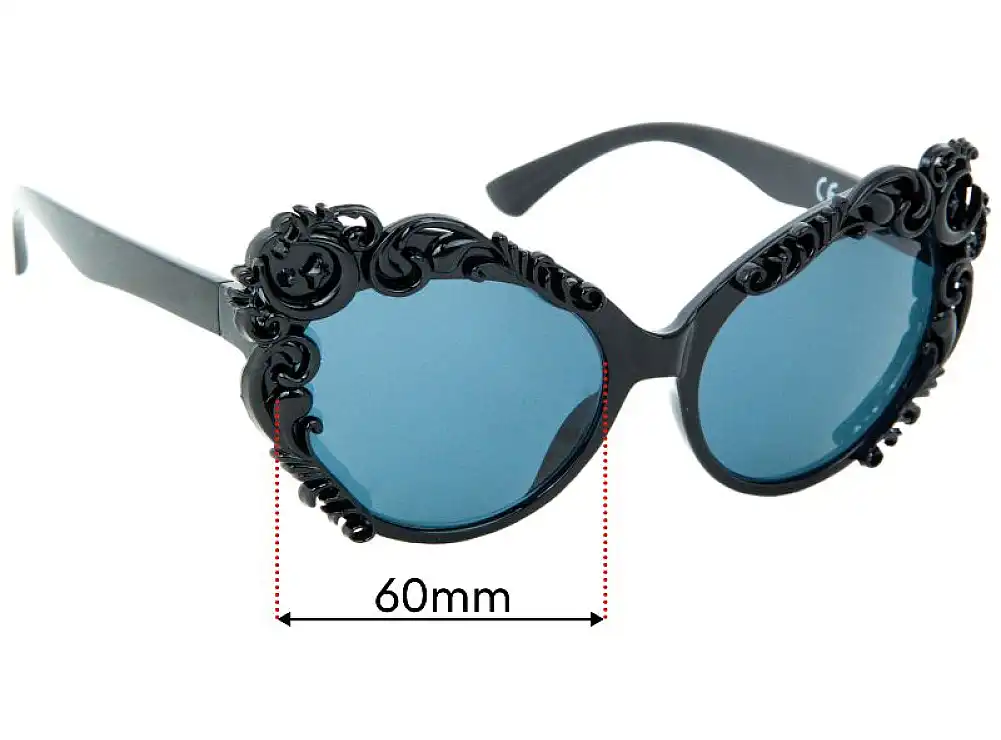 Sunglass Fix Replacement Lenses for Killstar Enchantra - 60mm Wide Sunglass Fix Replacement Lenses for Killstar Enchantra - 60mm Wide