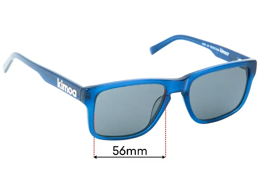 Sunglass Fix Replacement Lenses for Kimoa Sidney - 56mm Wide Sunglass Fix Replacement Lenses for Kimoa Sidney - 56mm Wide