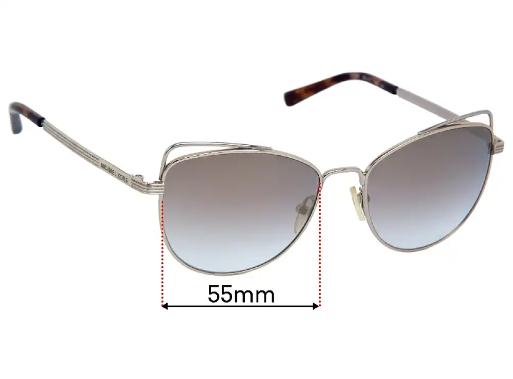 Sunglass Fix Replacement Lenses for Michael Kors MK1035 St. Lucia - 55mm Wide Sunglass Fix Replacement Lenses for Michael Kors MK1035 St. Lucia - 55mm Wide