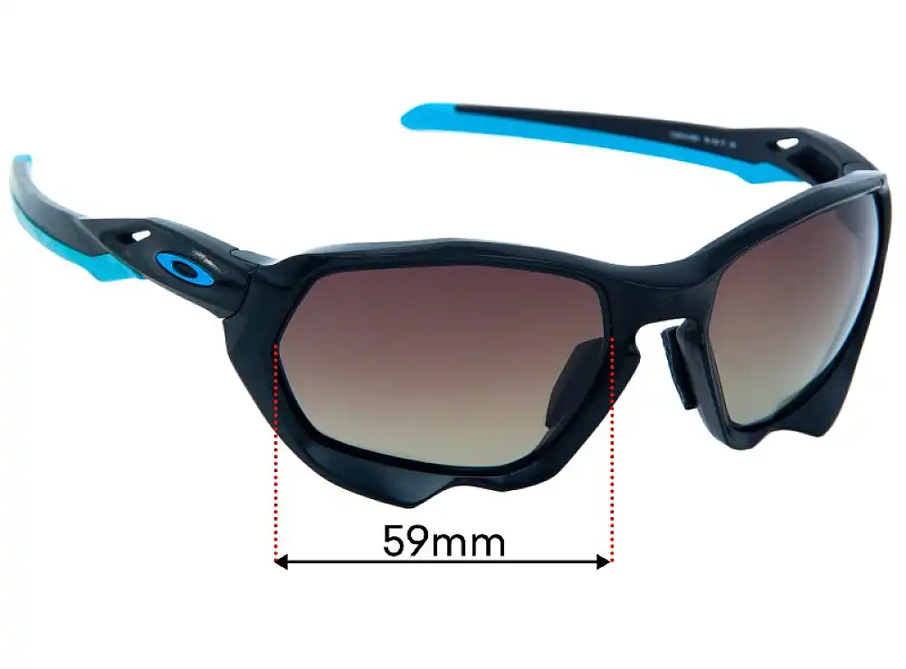 Sunglass Fix Replacement Lenses for Oakley OO9019 Plazma - 59mm Wide Sunglass Fix Replacement Lenses for Oakley OO9019 Plazma - 59mm Wide
