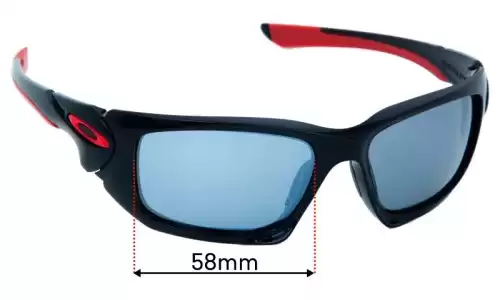 Sunglass Fix Replacement Lenses for Oakley Scalpel OO9095 - 58mm Wide Oakley Scalpel OO9095 Replacement Lenses 58mm wide