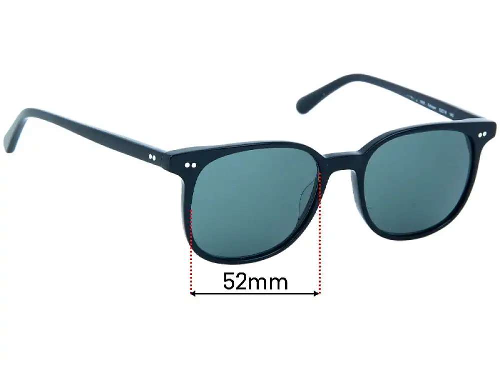Sunglass Fix Replacement Lenses for Oliver Peoples Scheyer - 52mm Wide Sunglass Fix Replacement Lenses for Oliver Peoples Scheyer - 52mm Wide