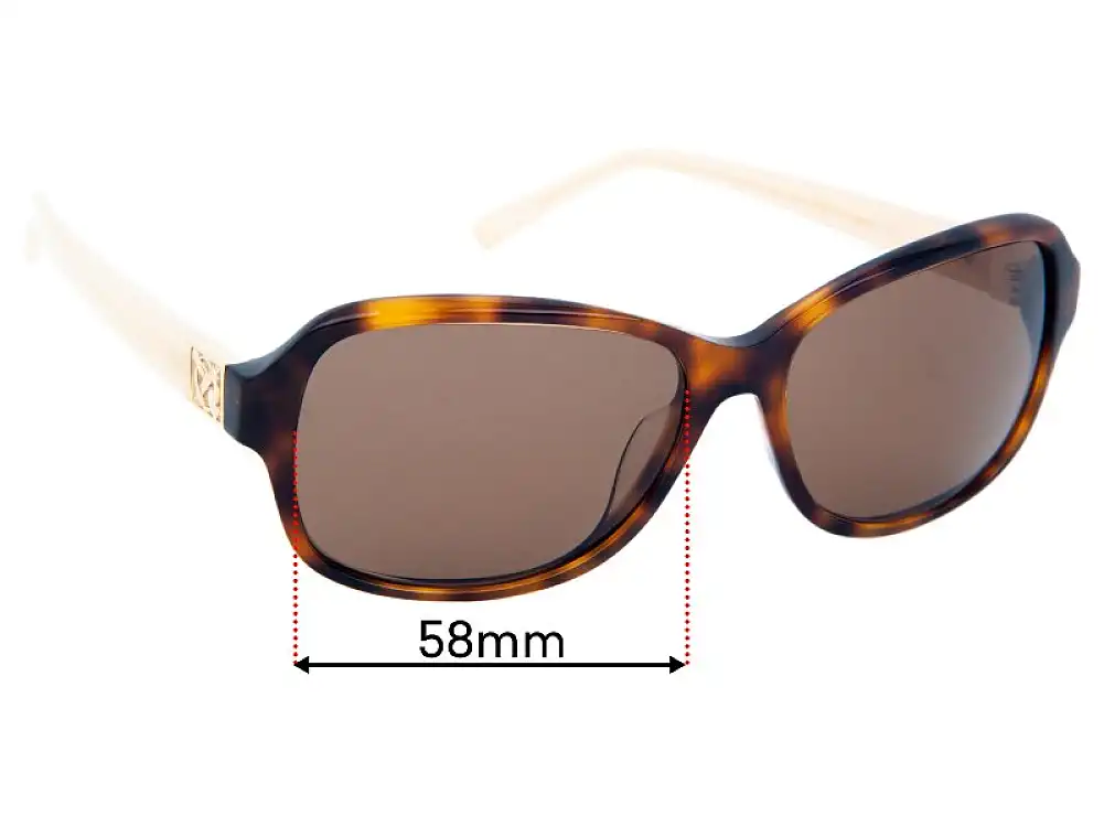 Sunglass Fix Replacement Lenses for Oroton Ainsley 58 - 58mm Wide Sunglass Fix Replacement Lenses for Oroton Ainsley 58 - 58mm Wide