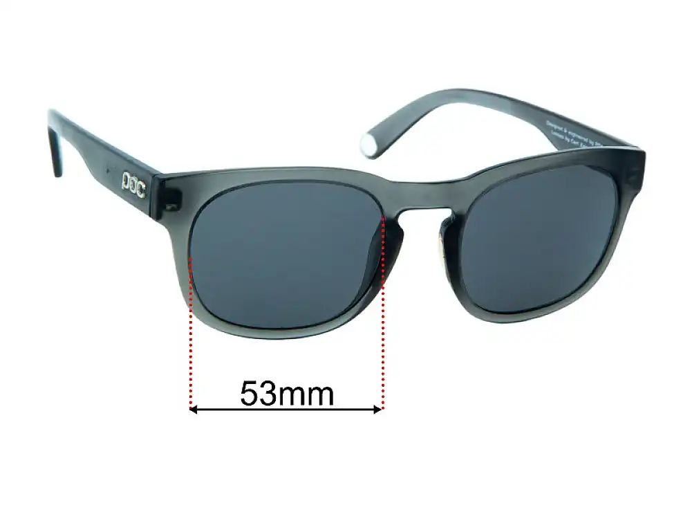 Sunglass Fix Replacement Lenses for POC Require - 53mm Wide Sunglass Fix Replacement Lenses for POC Require - 53mm Wide