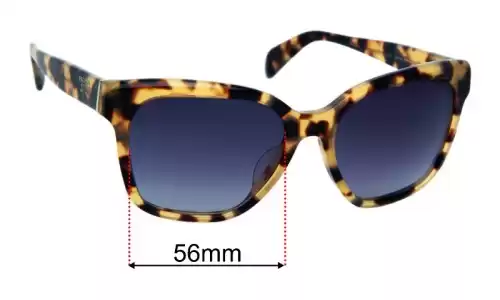 Sunglass Fix Replacement Lenses for Prada SPR 11SF - 56mm Wide Prada SPR 11SF Replacement Lenses 56mm wide