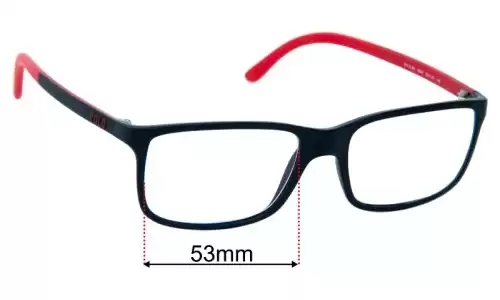 Sunglass Fix Replacement Lenses for Ralph Lauren Polo PH 2126 - 53mm Wide Ralph Lauren Polo PH 2126 Replacement Lenses 53mm wide