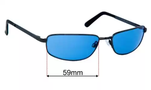 Sunglass Fix Replacement Lenses for Revo 3010 - 59mm Wide Revo 3010 Replacement Lenses 59mm wide