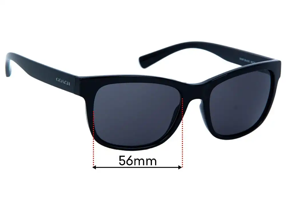 Coach HC8212 Replacement Lenses 56mm Coach HC8212 Replacement Lenses 56mm