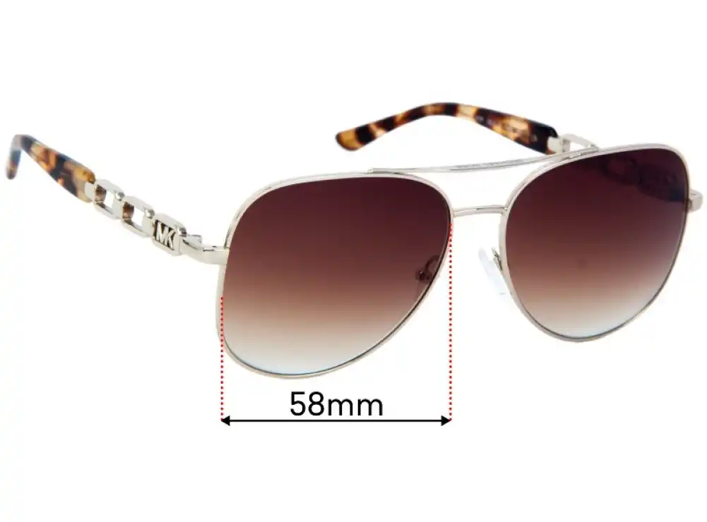 Michael Kors MK1121 Chianti Replacement Lenses 56mm Michael Kors MK1121 Chianti Replacement Lenses 56mm
