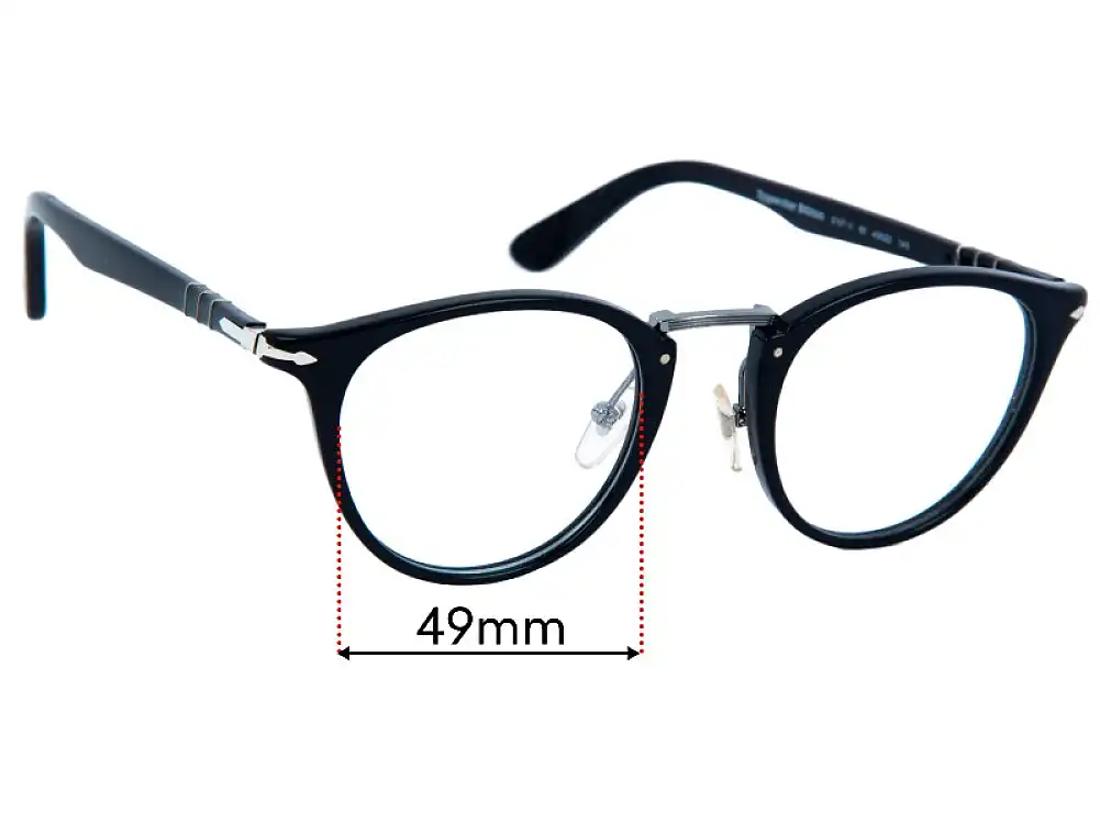Sunglass Fix Replacement Lenses for Persol 3107-V Typewriter Edition - 49mm Wide Sunglass Fix Replacement Lenses for Persol 3107-V Typewriter Edition - 49mm Wide