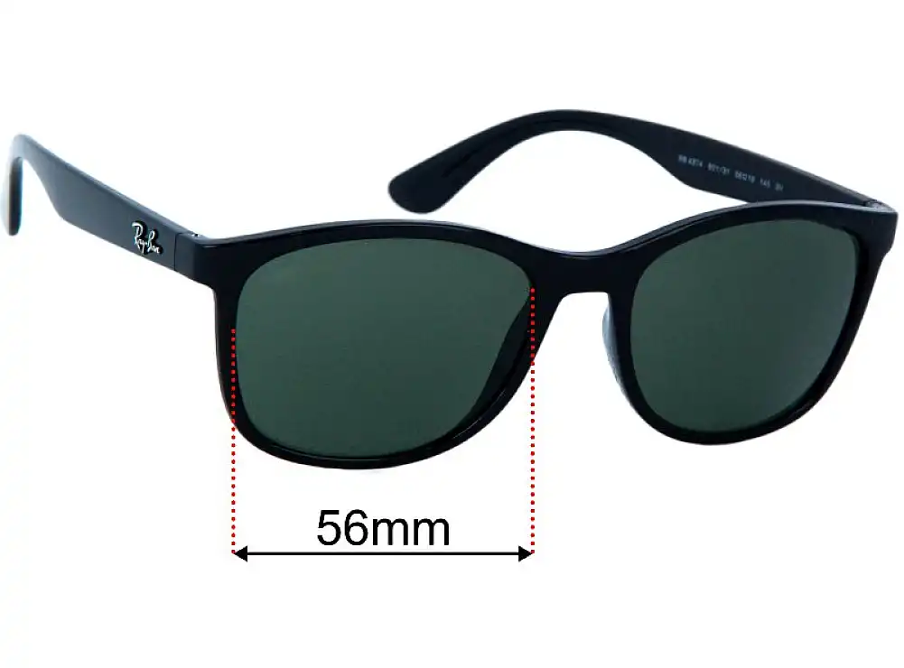 Ray Ban RB4374 Replacement Lenses - 56mm Ray Ban RB4374 Replacement Lenses - 56mm