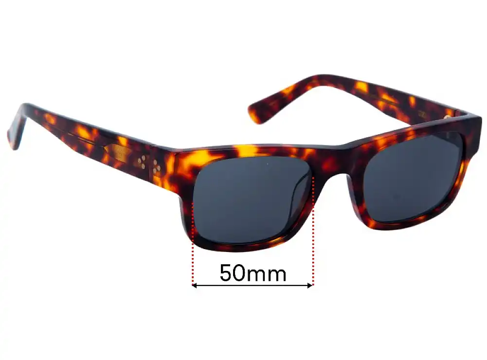 Sunglass Fix Replacement Lenses for Epokhe UZI - 50mm Wide Sunglass Fix Replacement Lenses for Epokhe UZI - 50mm Wide
