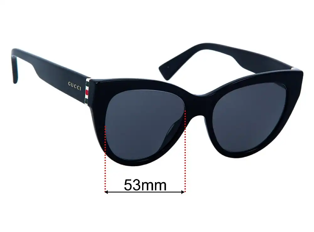 Gucci GG0460S Replacement Lenses 53mm Gucci GG0460S Replacement Lenses 53mm